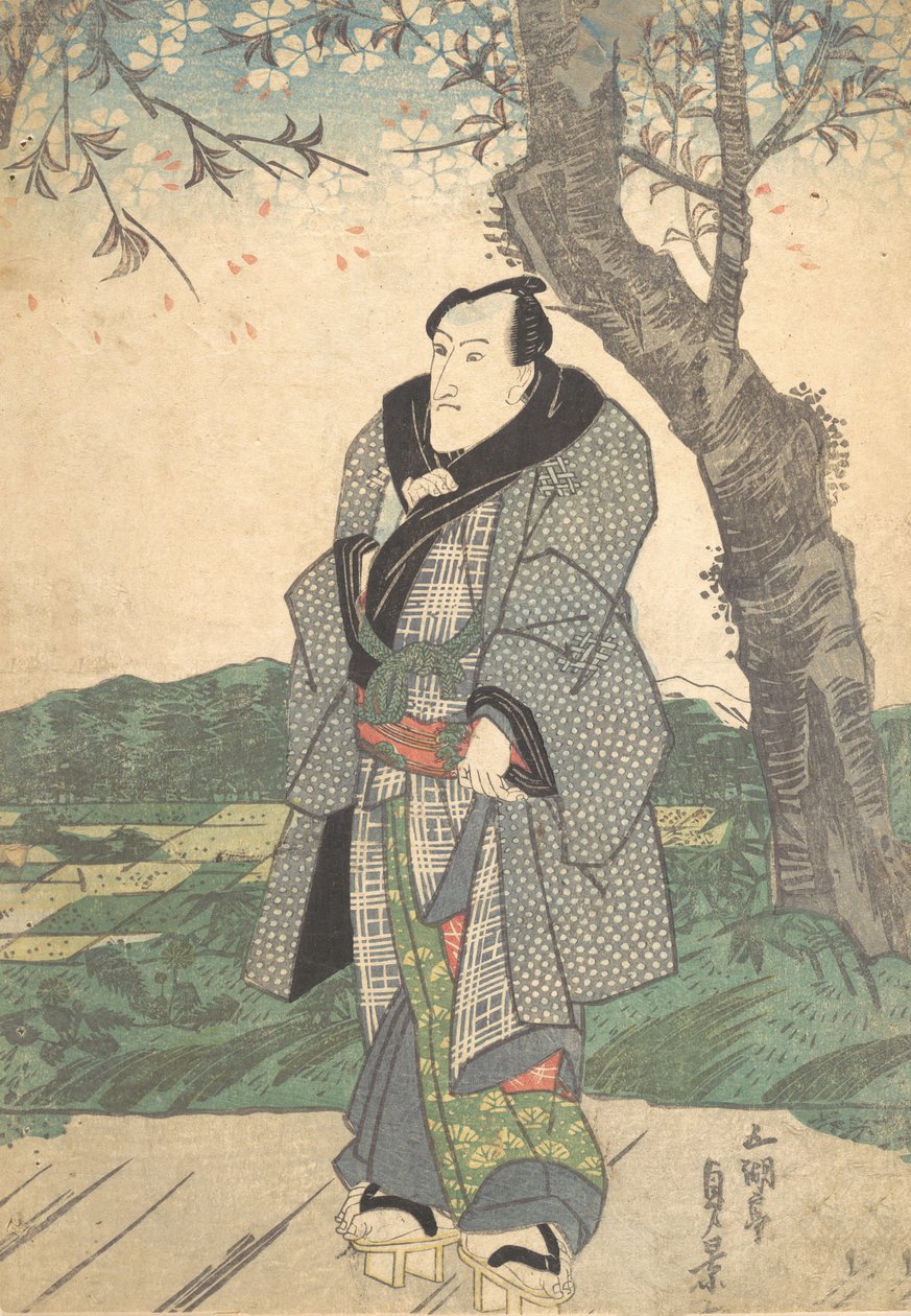 Trykk, 1800-tallet. av Utagawa Sadakage