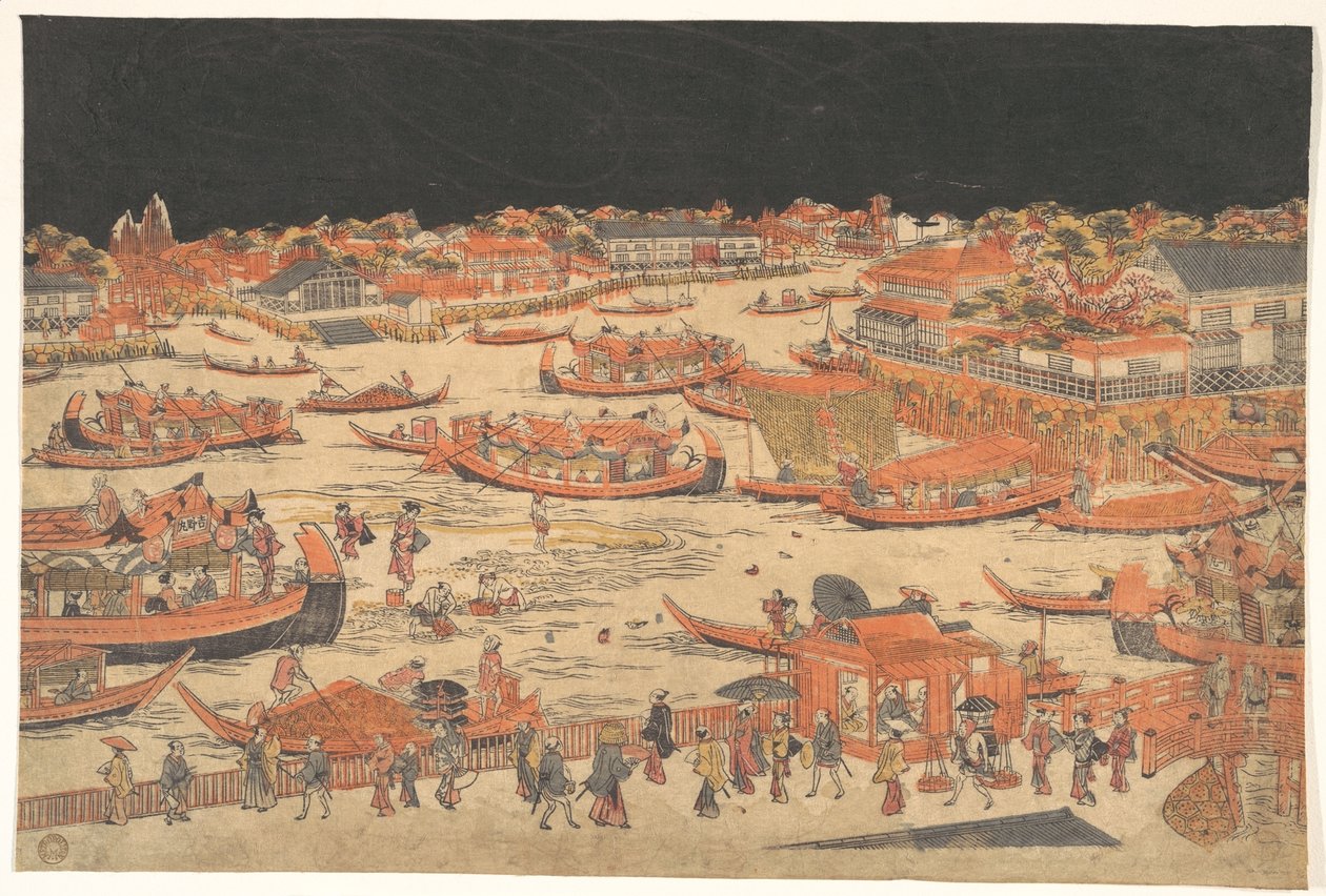 Kawabiraki av Utagawa Toyoharu