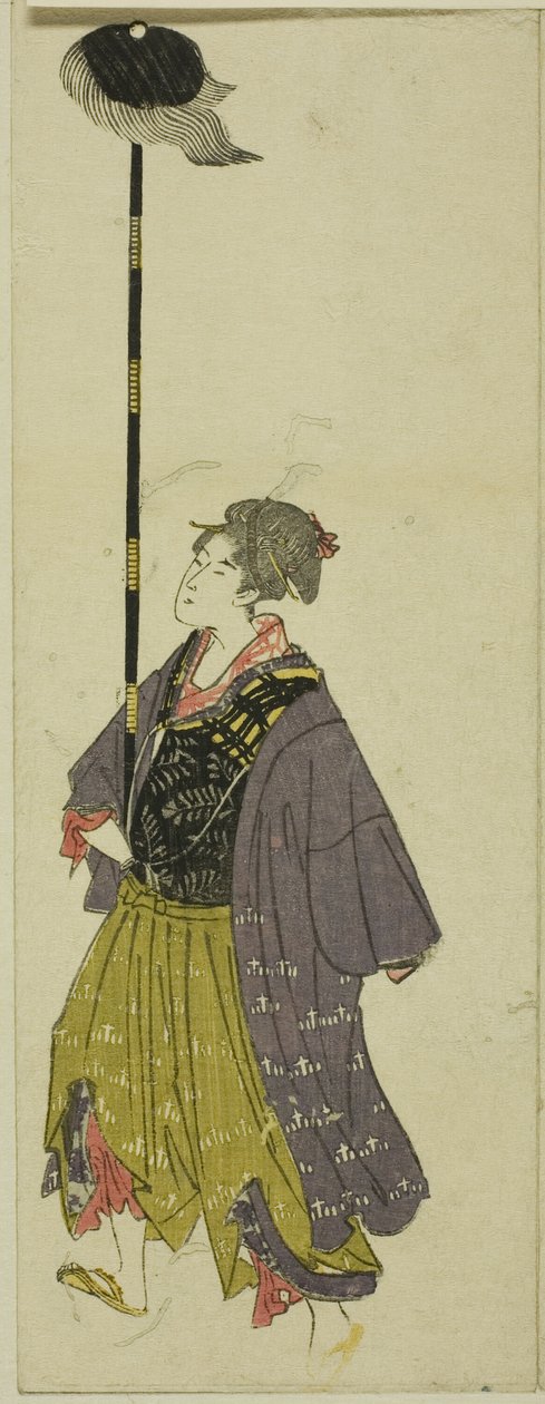 Parodi på en daimyo-prosesjon av Utagawa Toyohiro