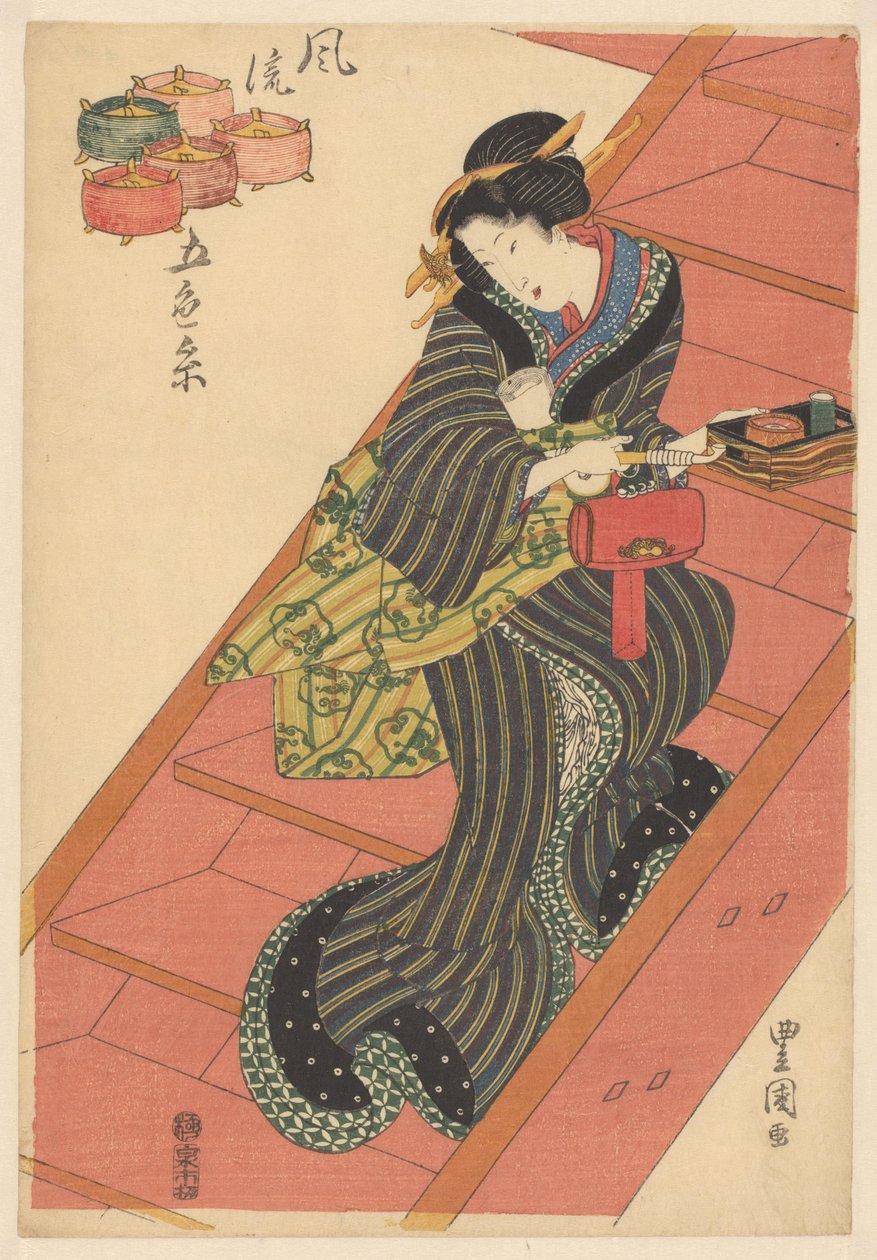 En kurtisane av Utagawa Toyokuni (I)