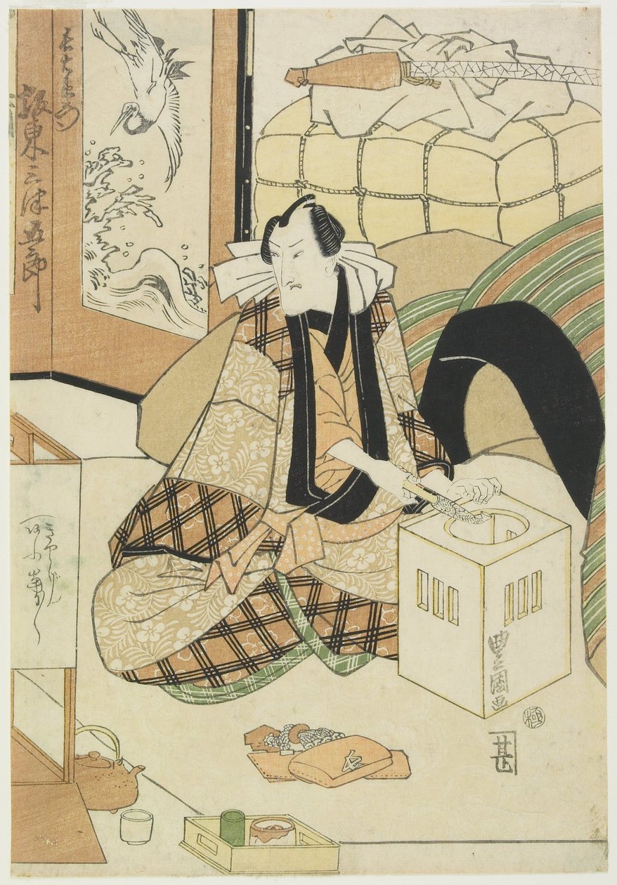 Skuespilleren Bandō Mitsugorō III av Utagawa Toyokuni