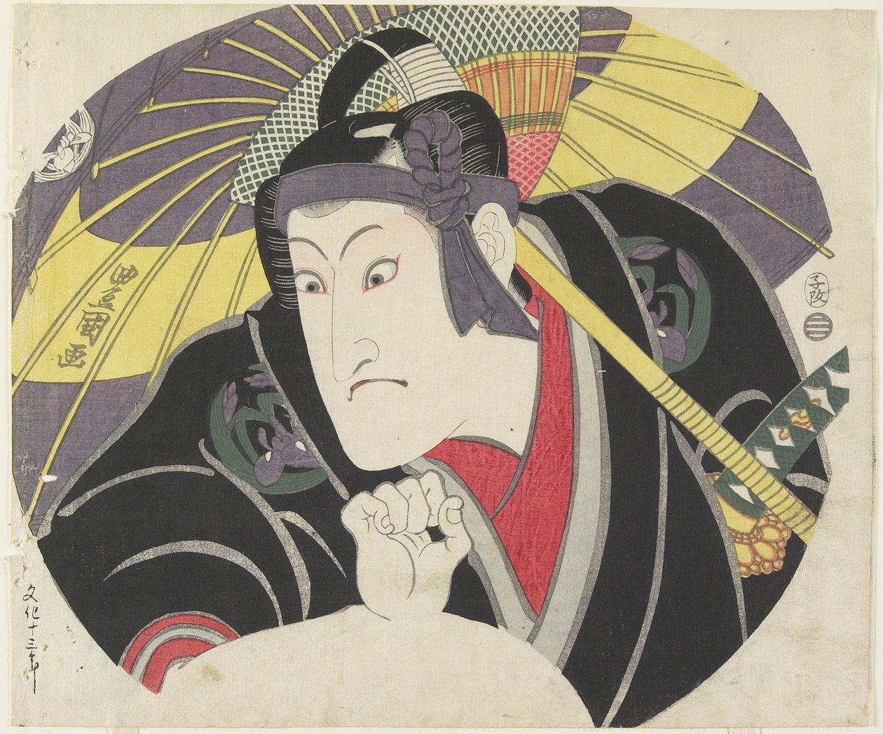 Iwai Hanshiro _ V As Sukeroku, 1816 av Utagawa Toyokuni