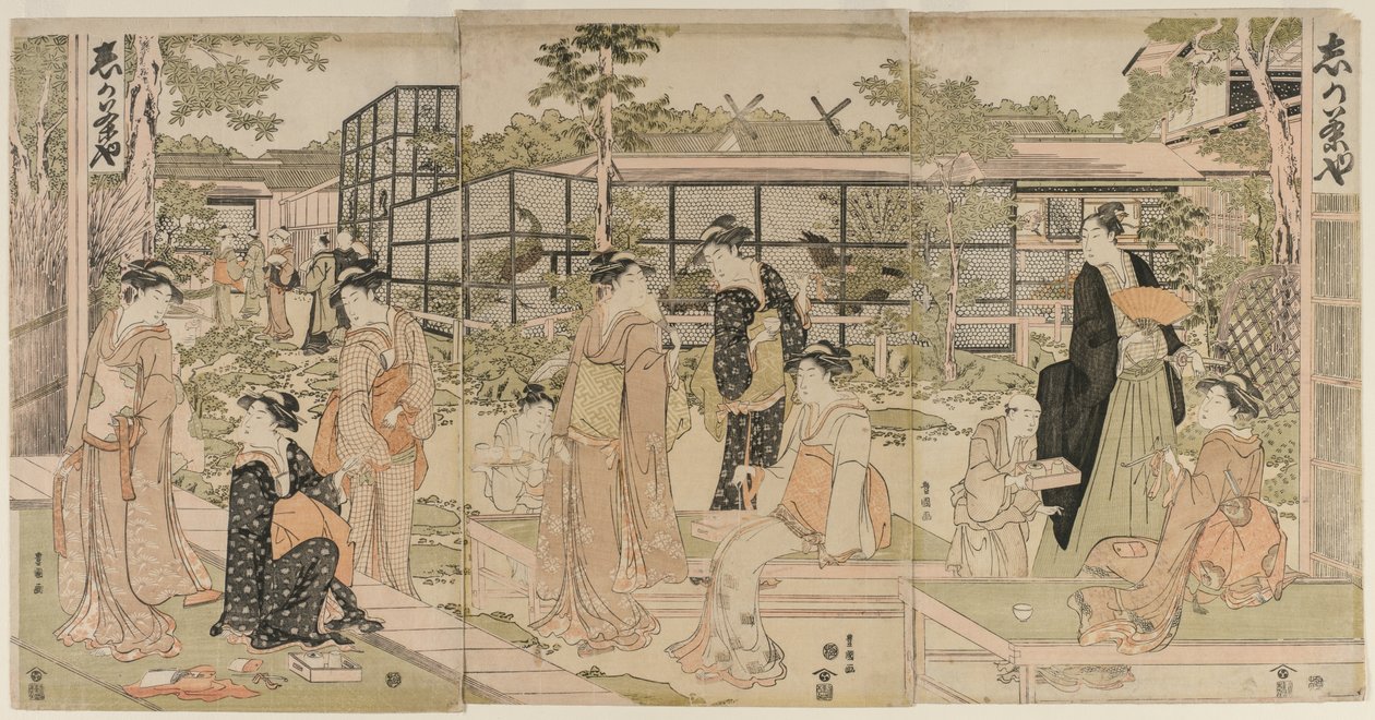 Shika tehuset av Utagawa Toyokuni