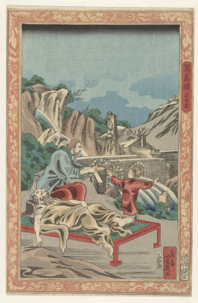 Camera obscura Camera obscura (serietittel) Shashinkyo (serietittel på objekt) av Utagawa Yoshiiku