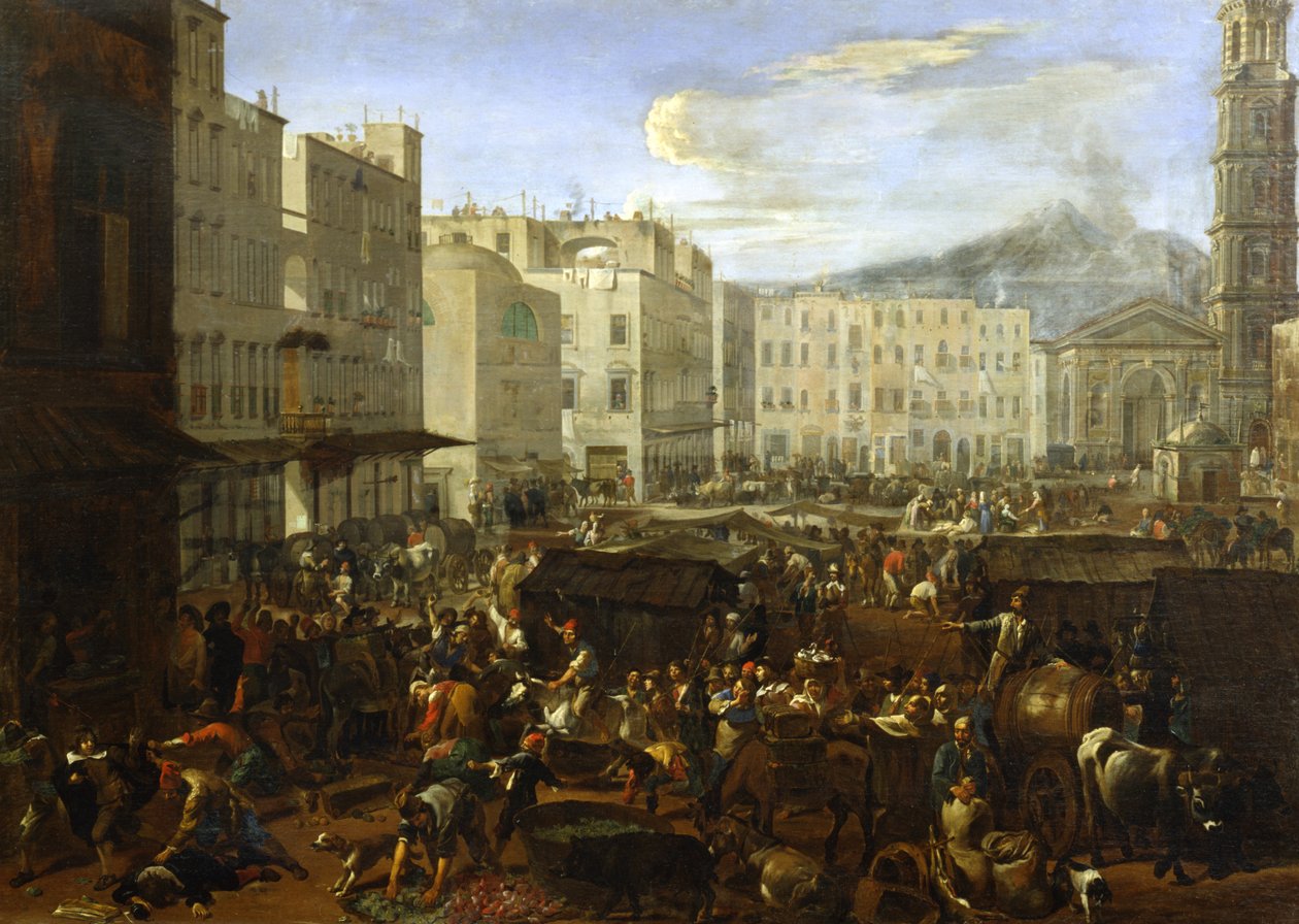 Masaniello-opprøret av V. and Cerquozzi, M. Codazzi