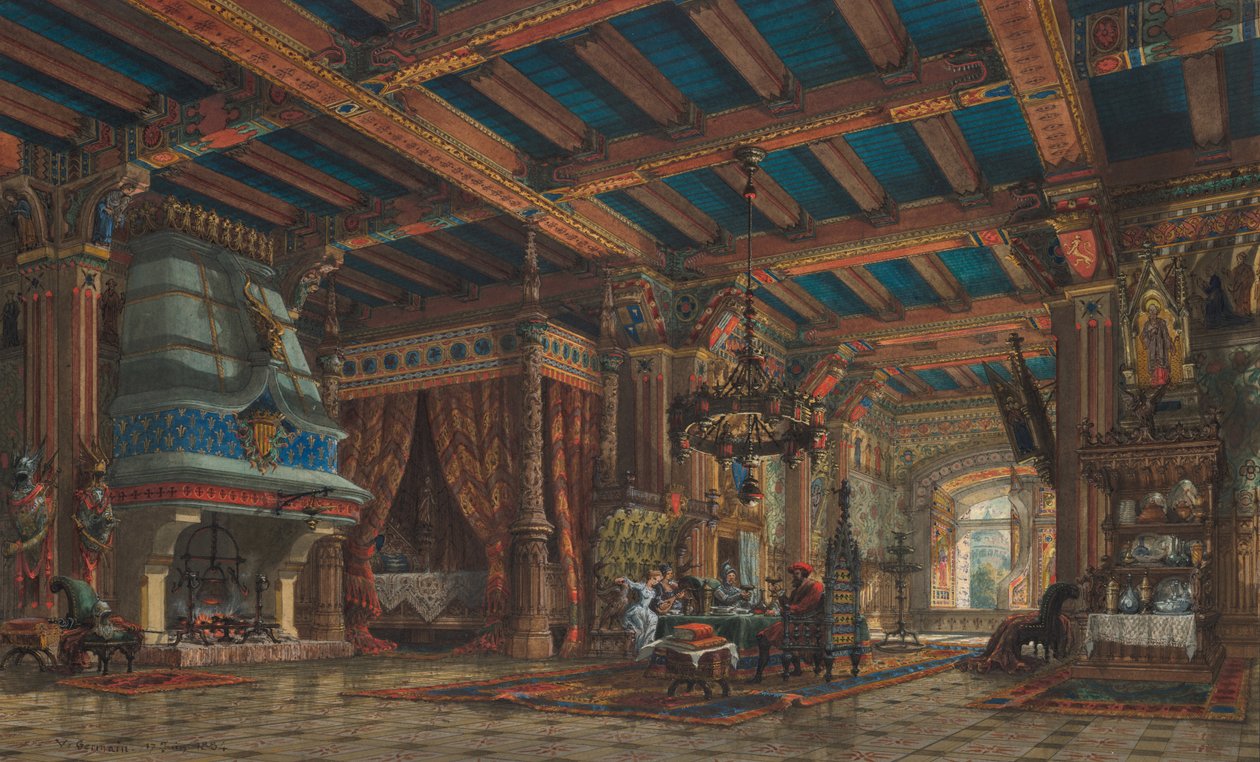 Château interiør av V. Germain