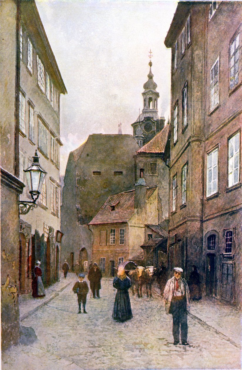 Kozna Ulicka, Praha, illustrasjon fra 