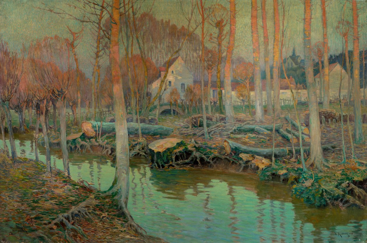The Old Mill i Giverny, 1899 av Vaclav Radimsky