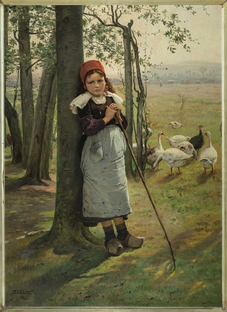 Gåsepiken, ca 1885. av Vaclav Brozik