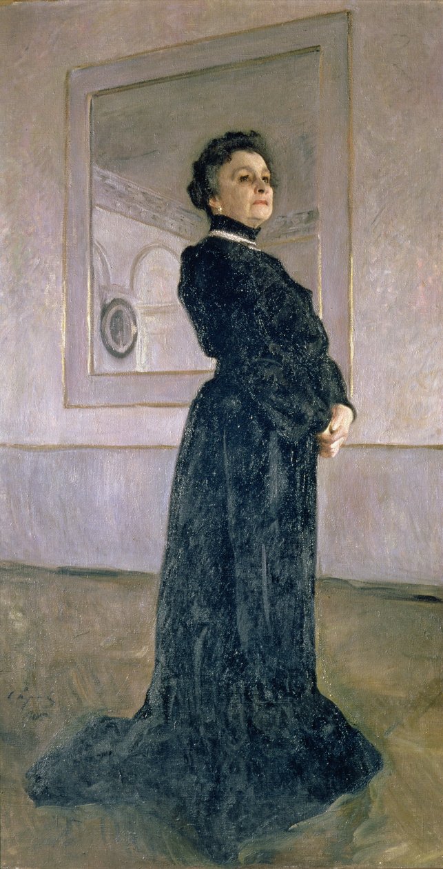 Portrett av Maria Nikolaevna Ermolova (1853-1928) 1905 av Valentin Aleksandrovich Serov