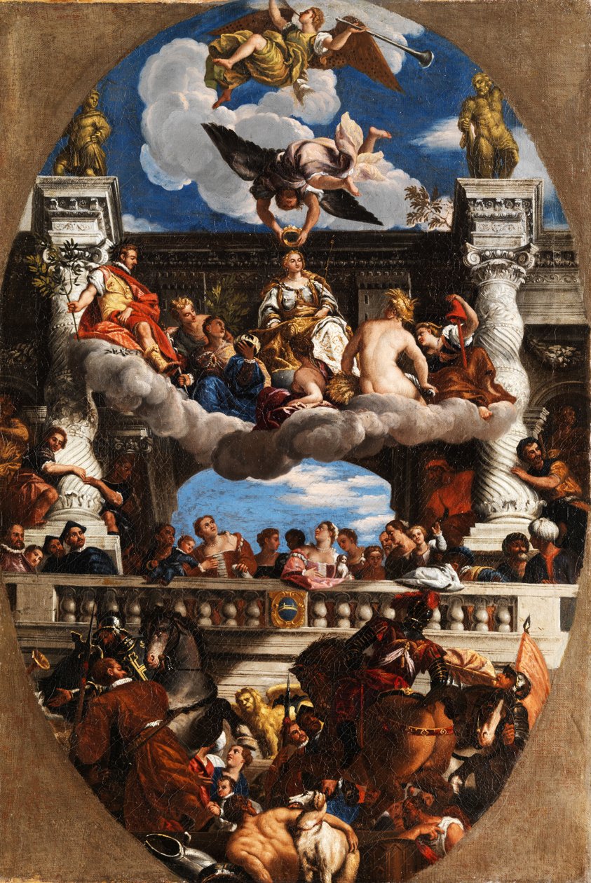 Die Apotheosis Venedigs av Valentin Lefebvre
