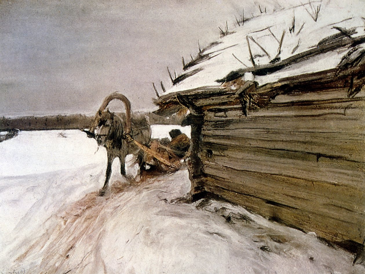Om vinteren 1898 av Valentin Serov av Valentin Aleksandrovich Serov