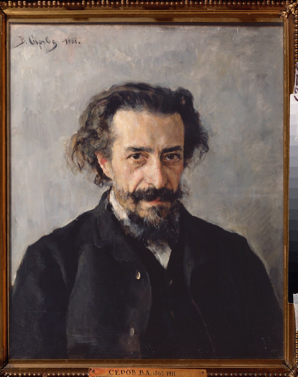 Portrett av komponisten Pavel Ivanovich Blaramberg (1841-1908). Maleri av Valentin Alexandrovich Serov (1865-1911), olje på lerret av Valentin Aleksandrovich Serov