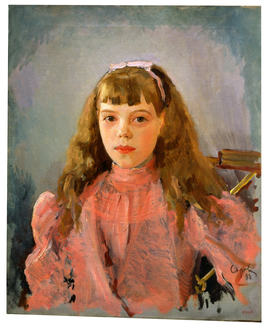 Portrett av storhertuginne Olga Alexandrovna av Russland, 1893 av Valentin Aleksandrovich Serov