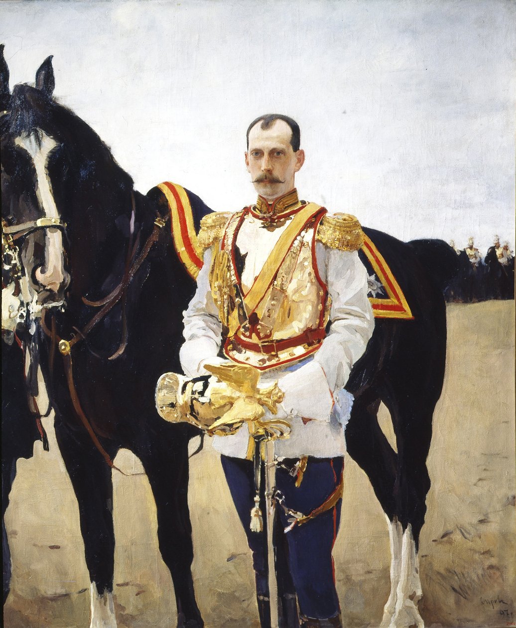 Portrett av storhertug Paul Alexandrovich av Russland 1860-1919, 1897 av Valentin Aleksandrovich Serov