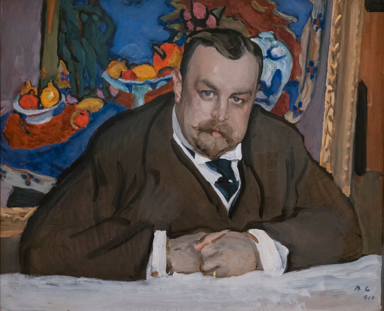 Portrett av Ivan Abramovich Morozov av Valentin Aleksandrovich Serov