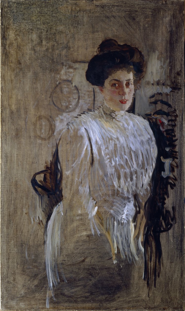 Portrett av Margarita Kirillovna Morozova, født Mamontova 1873-1958, 1910 av Valentin Aleksandrovich Serov