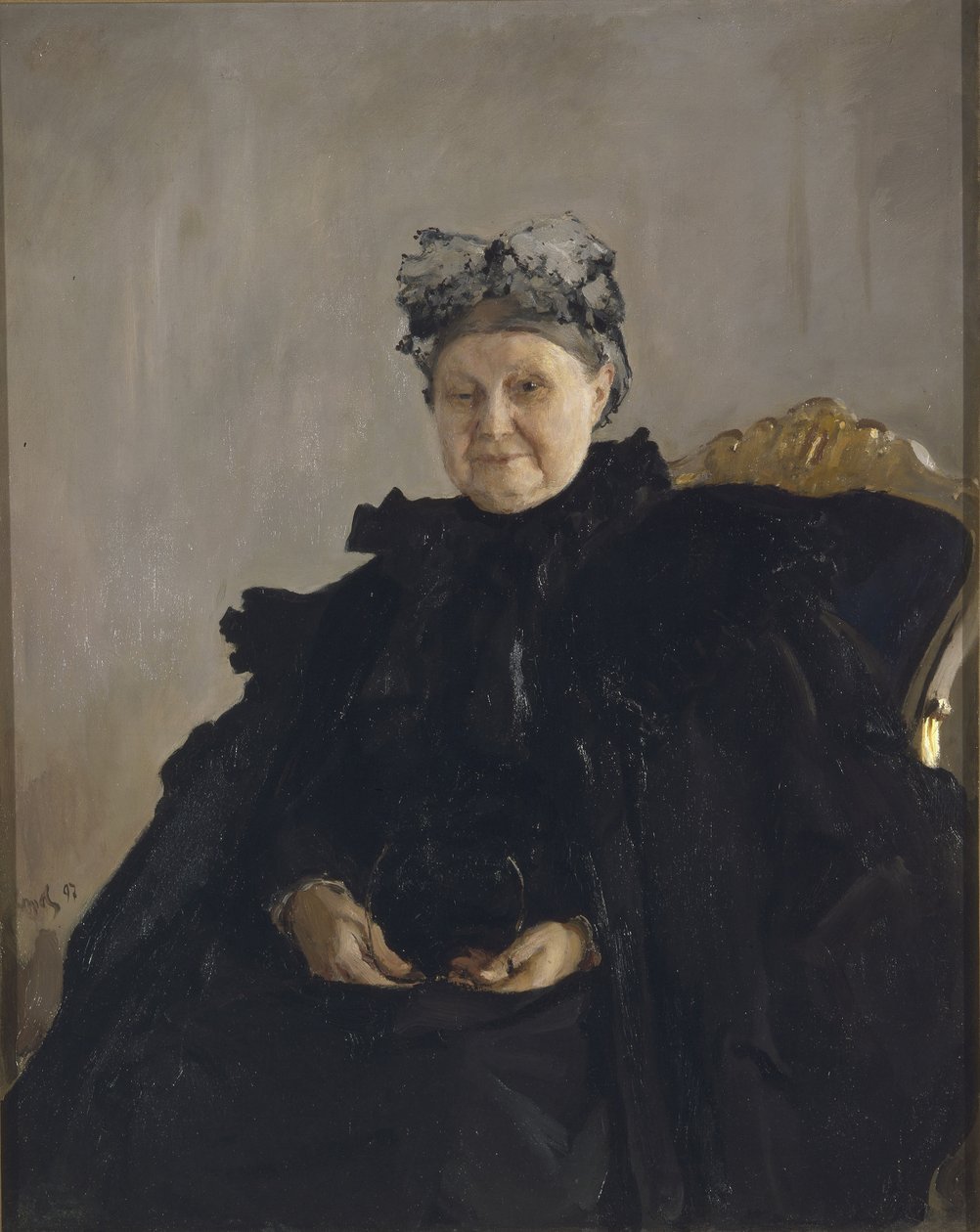 Portrett av Maria Fyodorovna Morozova, født Simonova 1830-1911, 1897 av Valentin Aleksandrovich Serov