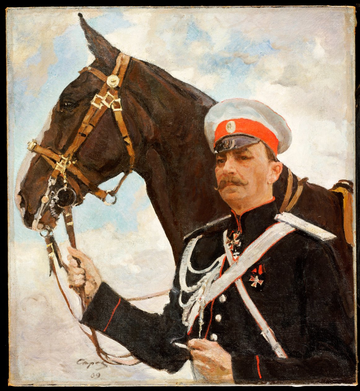 Portrett av prins Felix Felixovich Iussopov, grev Sumarokov-El"ston, av Valentin Aleksandrovich Serov