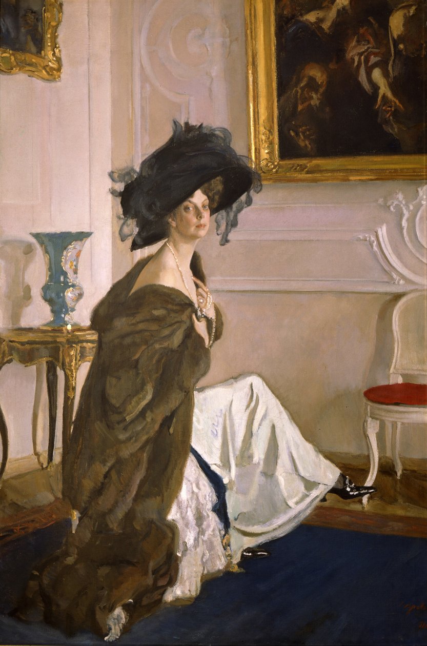 Portrett av prinsesse Olga Orlova, 1911 av Valentin Aleksandrovich Serov