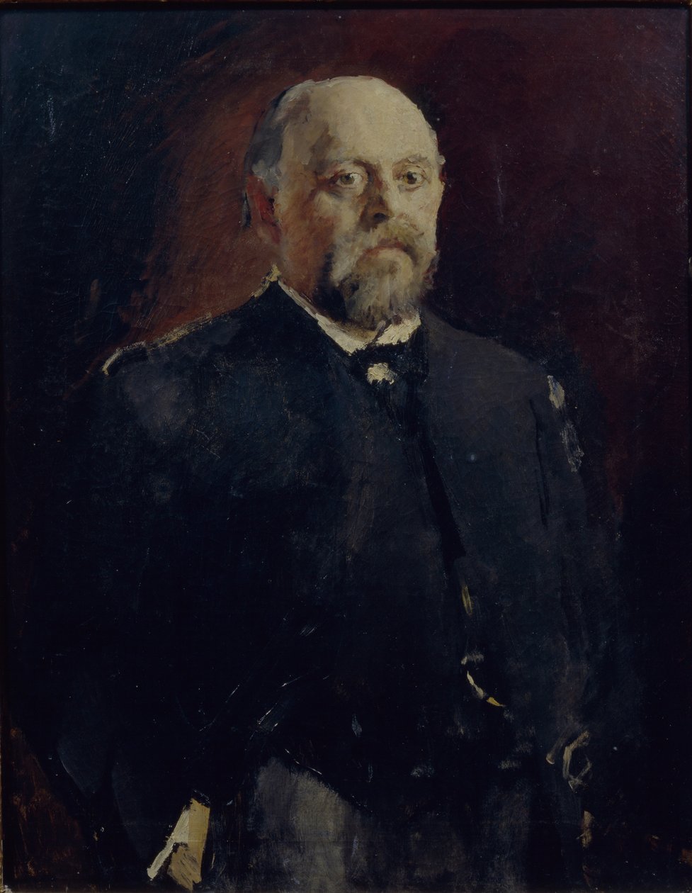 Portrett av Sava Mamontov 1841-1918, 1890 av Valentin Aleksandrovich Serov