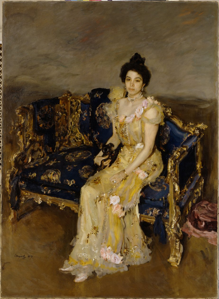 Portrett av Sofia Botkina, 1899 av Valentin Aleksandrovich Serov