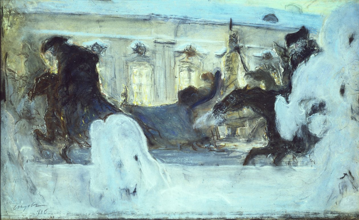 Ride of the Empress Catherine II, 1906 av Valentin Aleksandrovich Serov