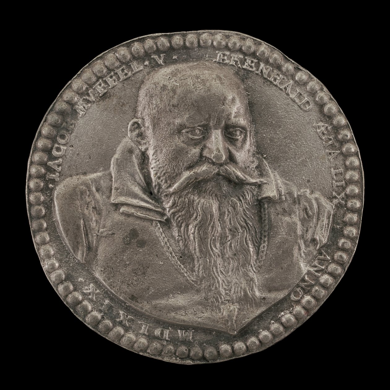 Jakob Muffel, 1509-1569, patricier av Nürnberg, 1569. av Valentin Maler