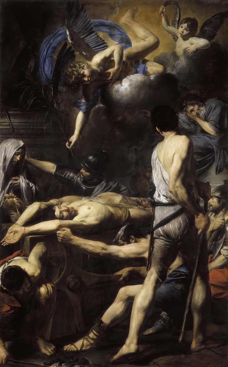 The Martyrdom of Saints Processus and Martinian, 1629. av Valentin de Boullogne