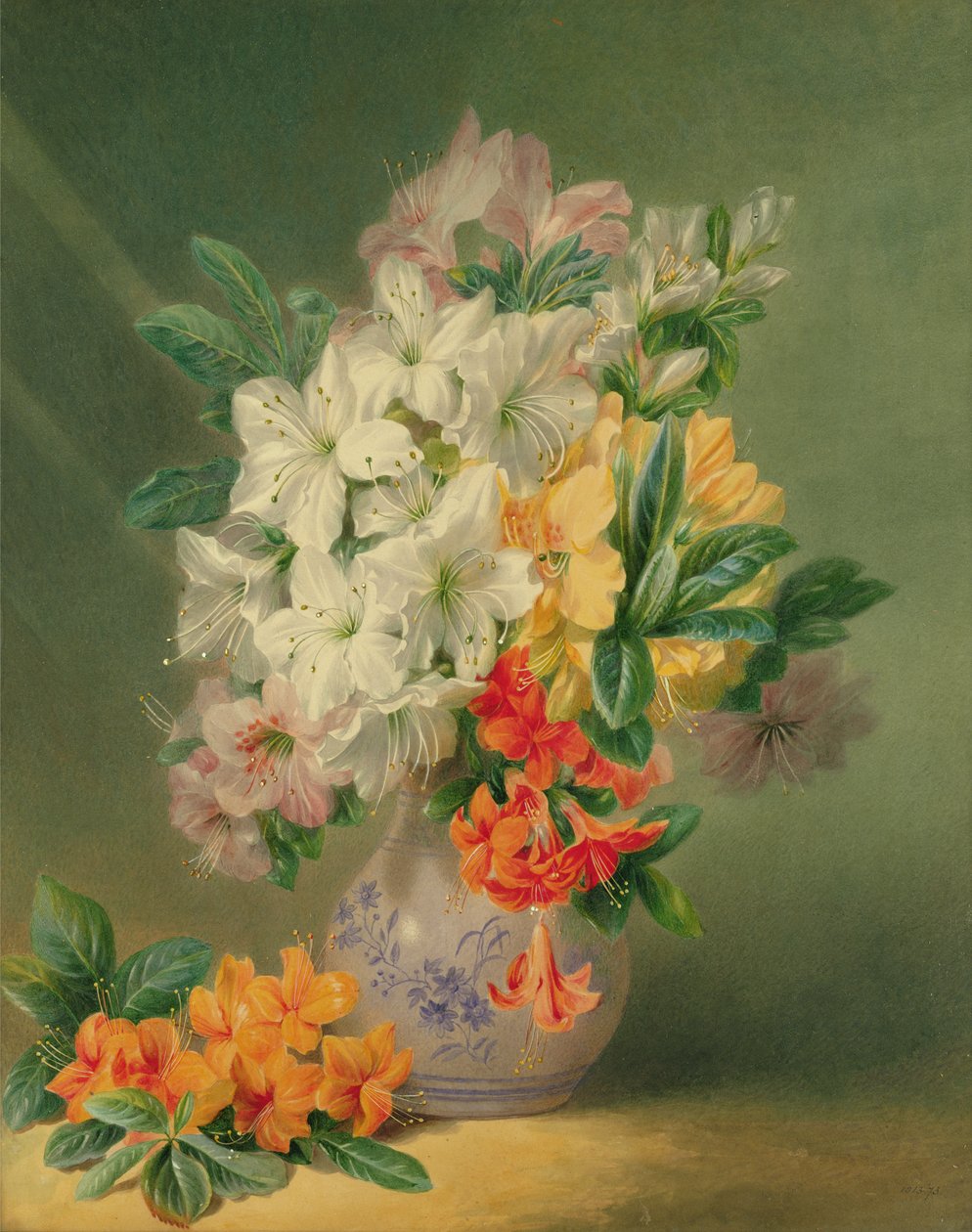Asalea, 1800-tallet av Valentine Bartholomew