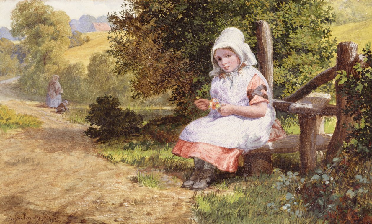 Hviler, 1865 av Valentine Walter Lewis Bromley