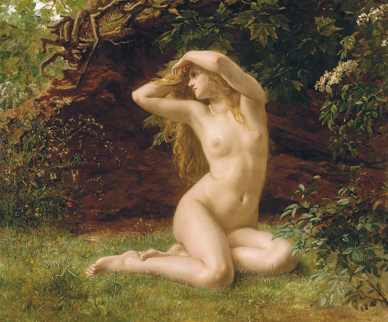 Den første oppvåkningen av Eva av Valentine Cameron Prinsep