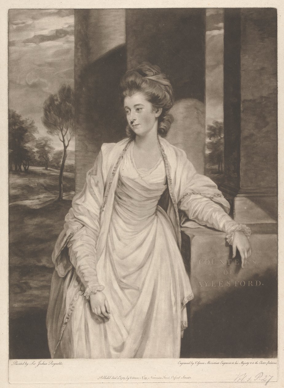 Louisa Finch (née Thynne), grevinne av Aylesford av Valentine Green