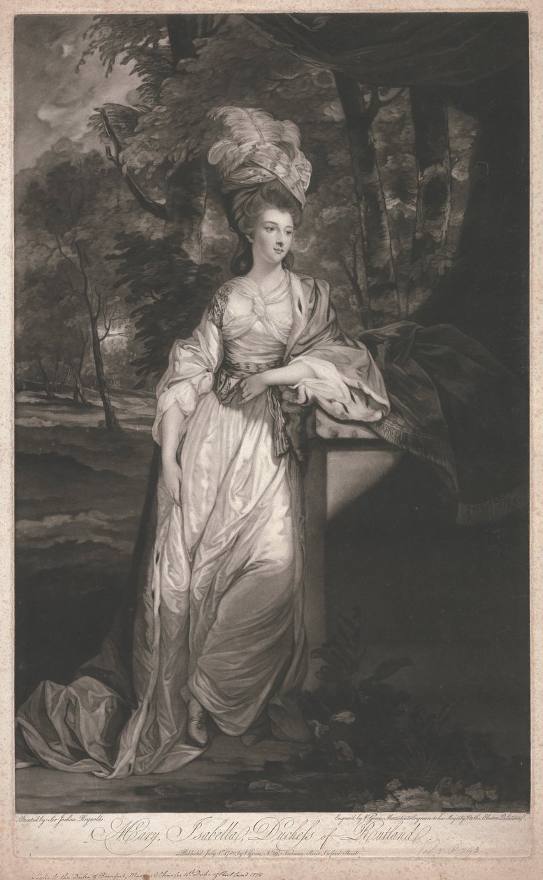 Mary Isabella, hertuginne av Rutland av Valentine Green