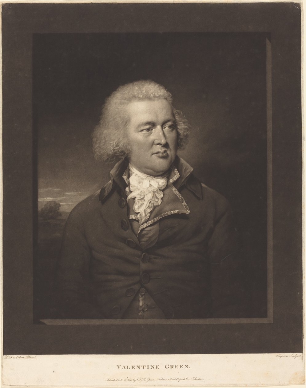 Valentine Grønn av Valentine Green after Lemuel Francis Abbott