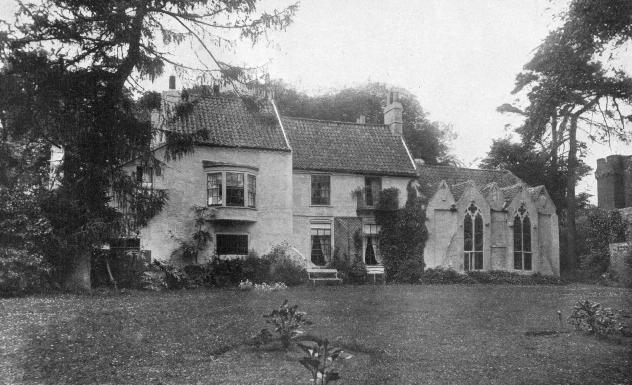 Alfred Lord Tennysons fødested, Somersby, Lincolnshire, 1924-1926. av Valentine and Sons Ltd