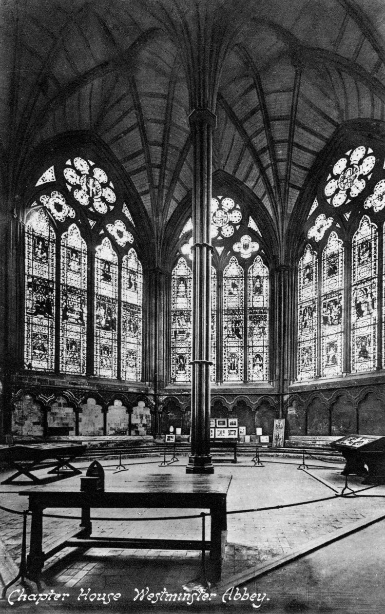 Chapter House, Westminster Abbey, 1900-tallet av Valentine and Sons Ltd