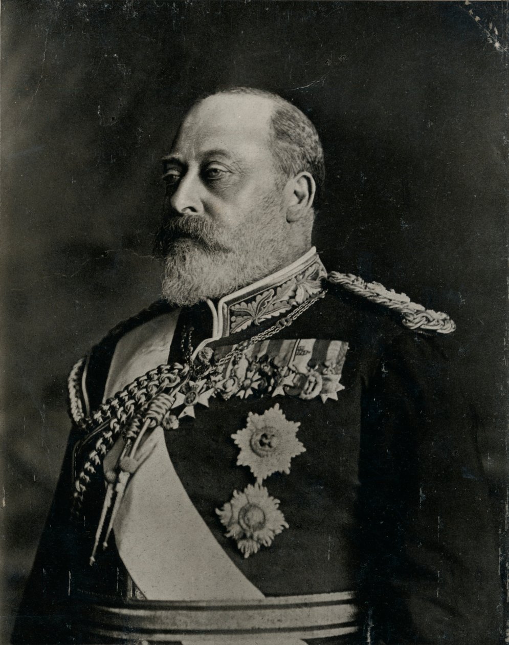 Kong Edward VII, Albert Edward, 1841-1910, 1904 av Valentine and Sons Ltd