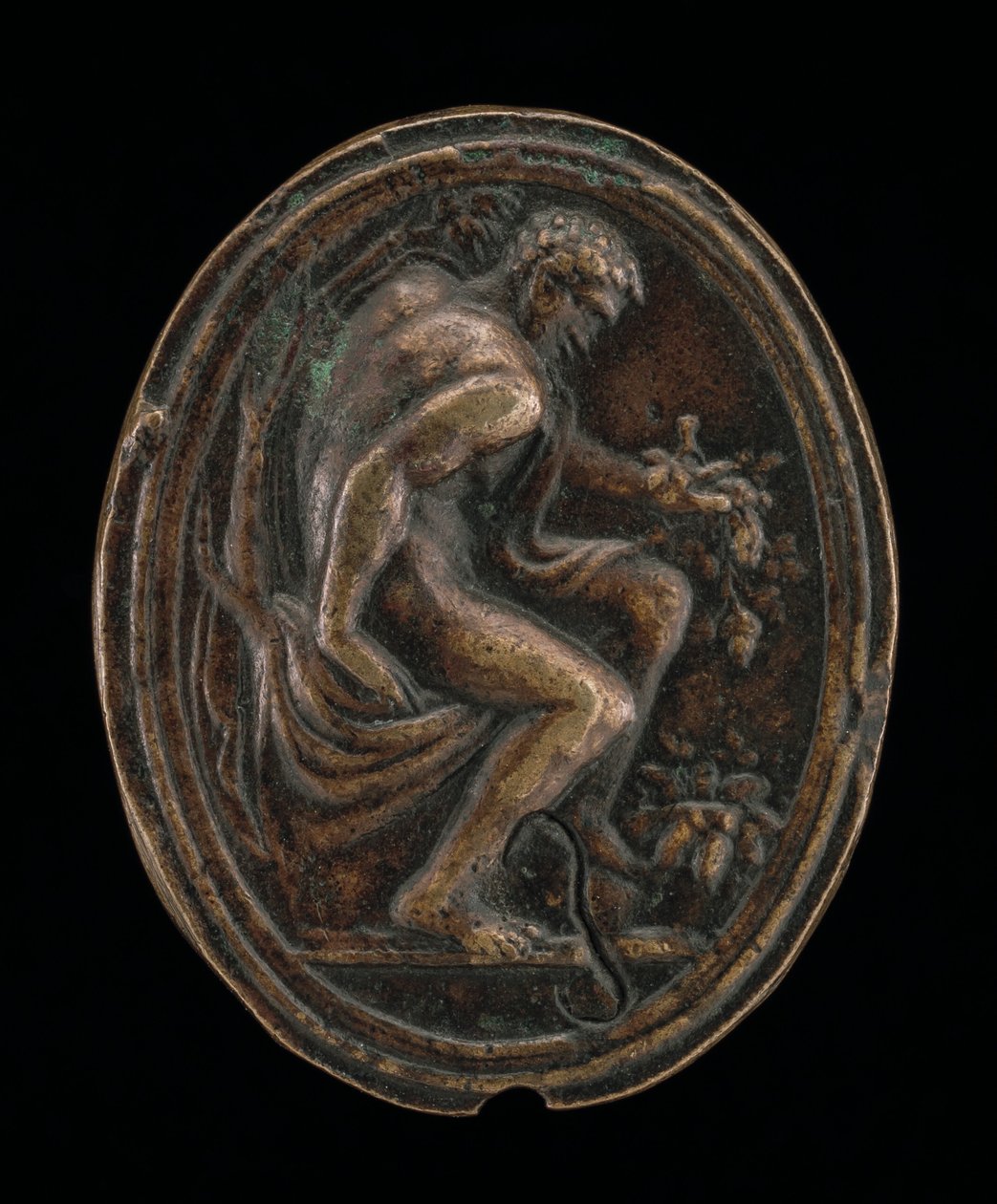 En sittende mann. av Valerio Belli