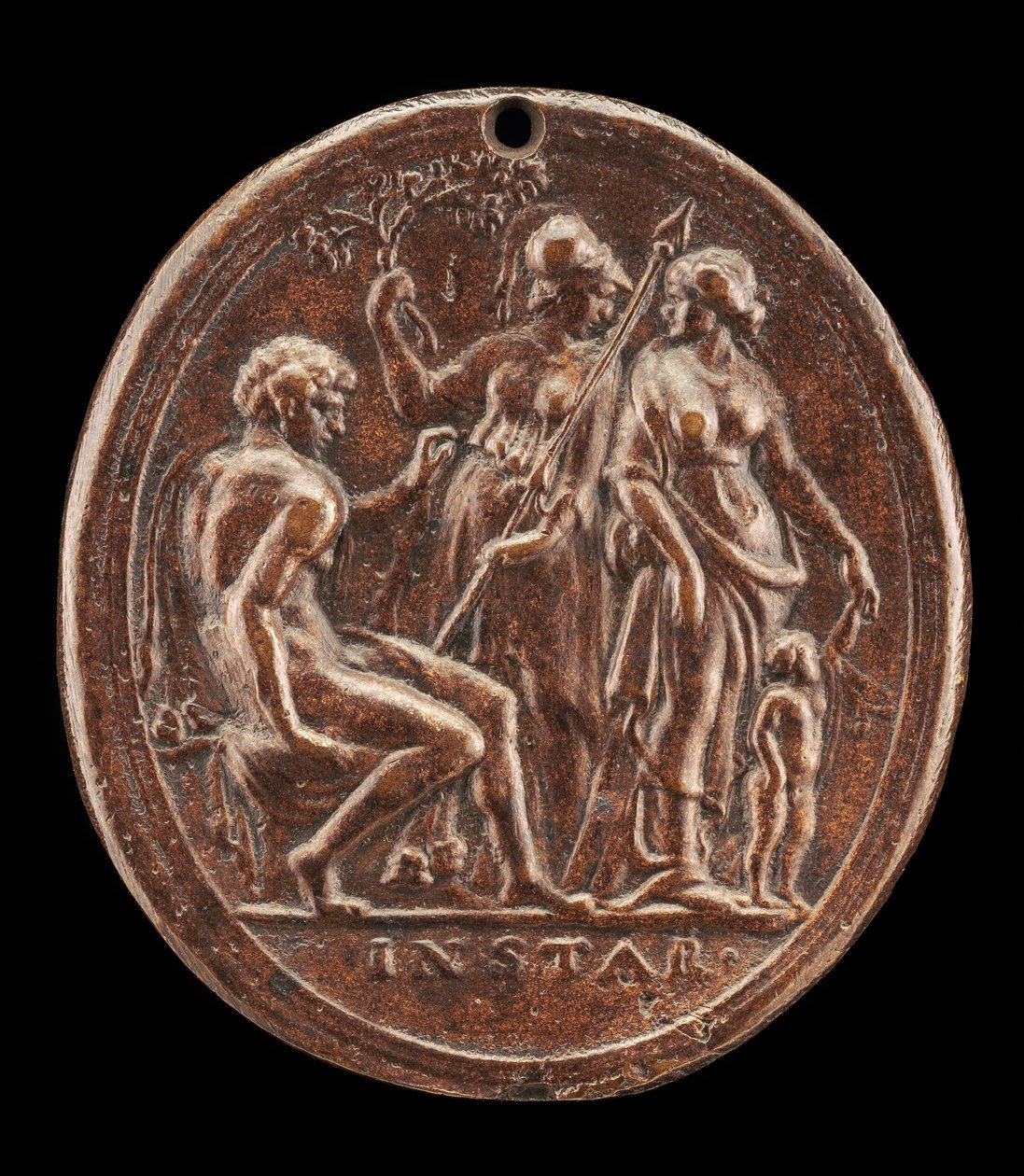 Hercules mellom Minerva og Venus. av Valerio Belli