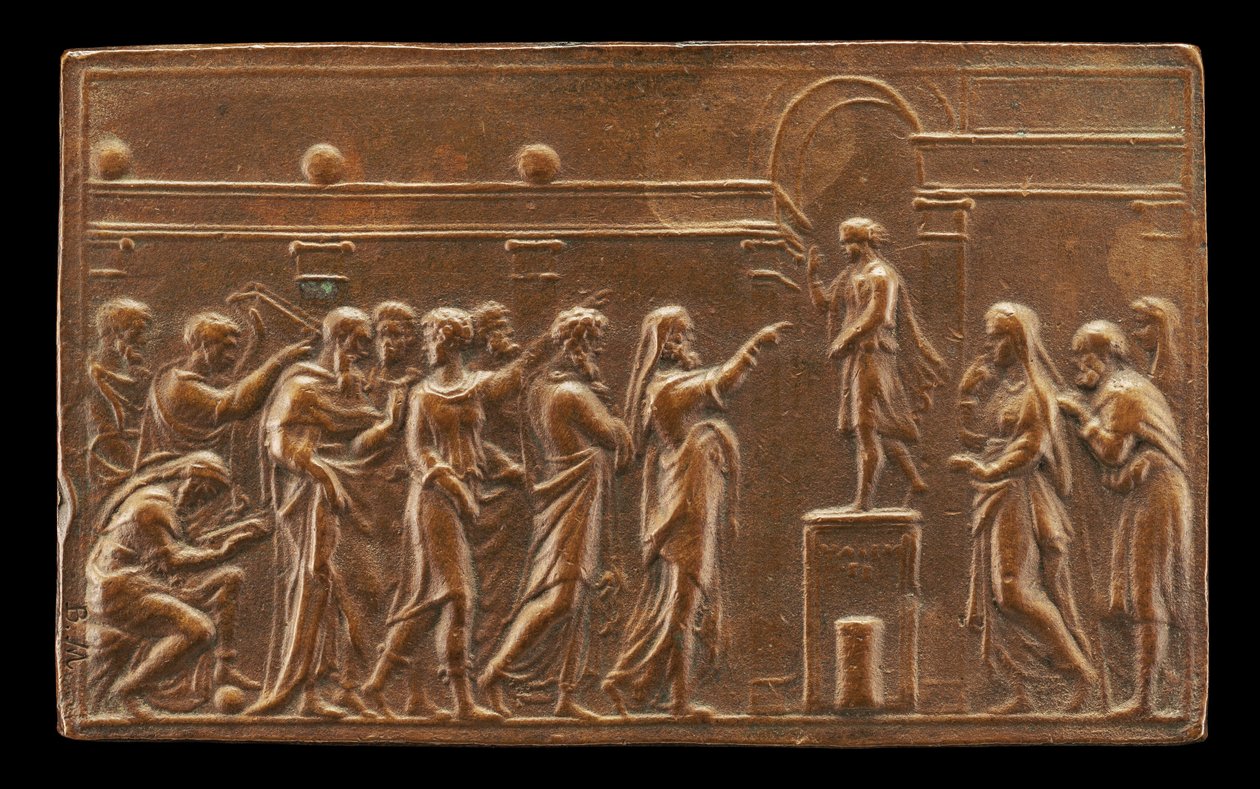Jesus blant legene, 1537 eller senere. av Valerio Belli