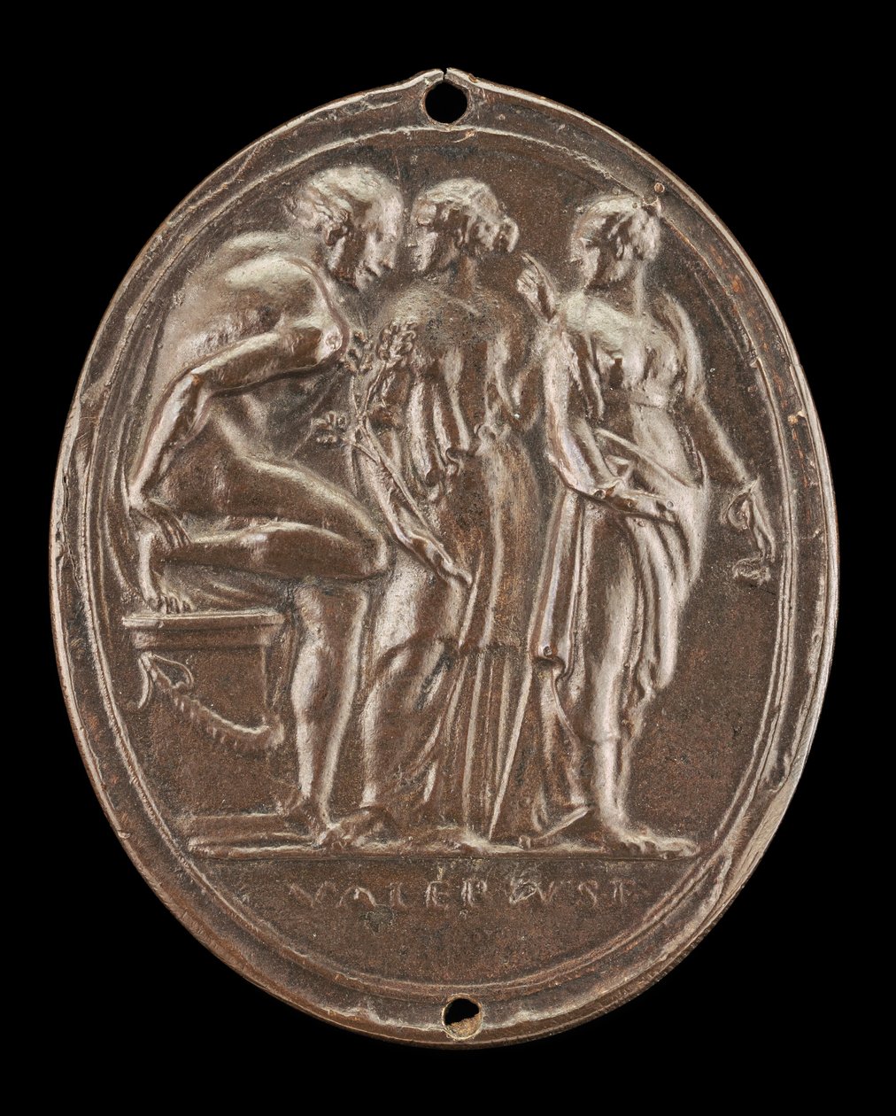 Orestes løslatt fra furiene, sannsynligvis 1520-tallet, før 1540. av Valerio Belli
