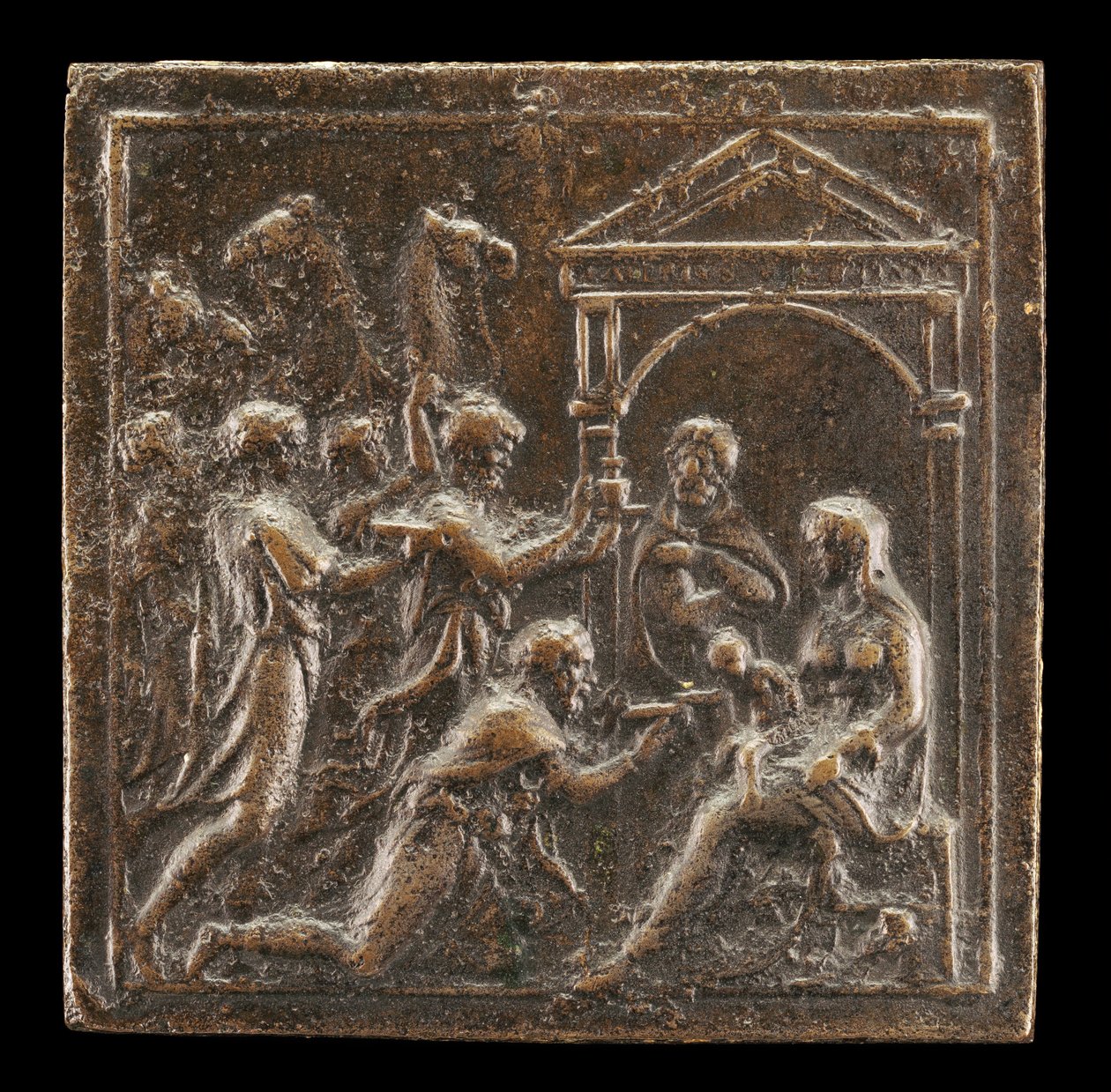The Adoration of the Magi, 1537 eller senere. av Valerio Belli
