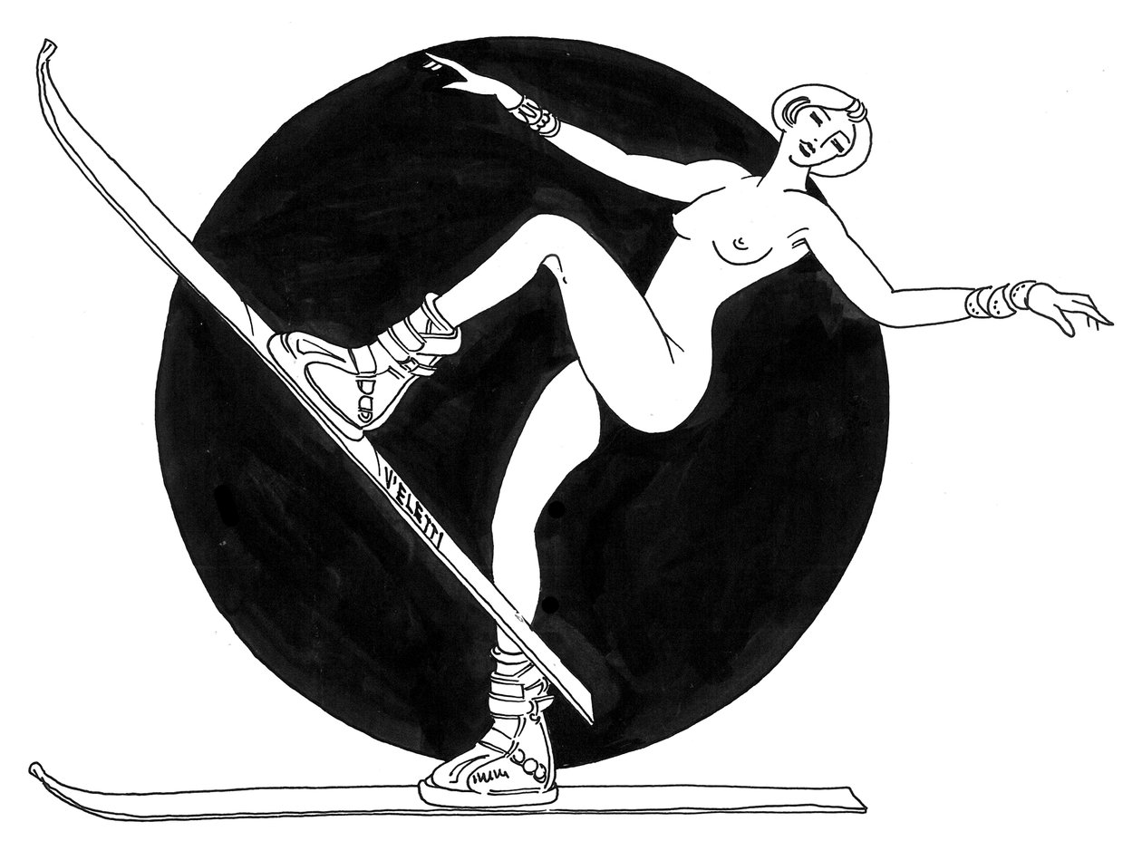 Kunsten å stå på ski av Valerio Eletti