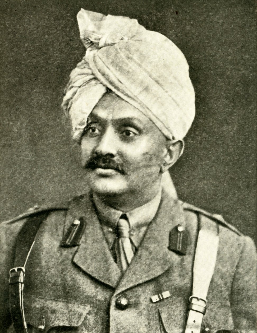 'The Jam Sahib of Nawanagar Prince Rantjitsinhji...', Første verdenskrig, januar 1915, c1920. av Vandyk