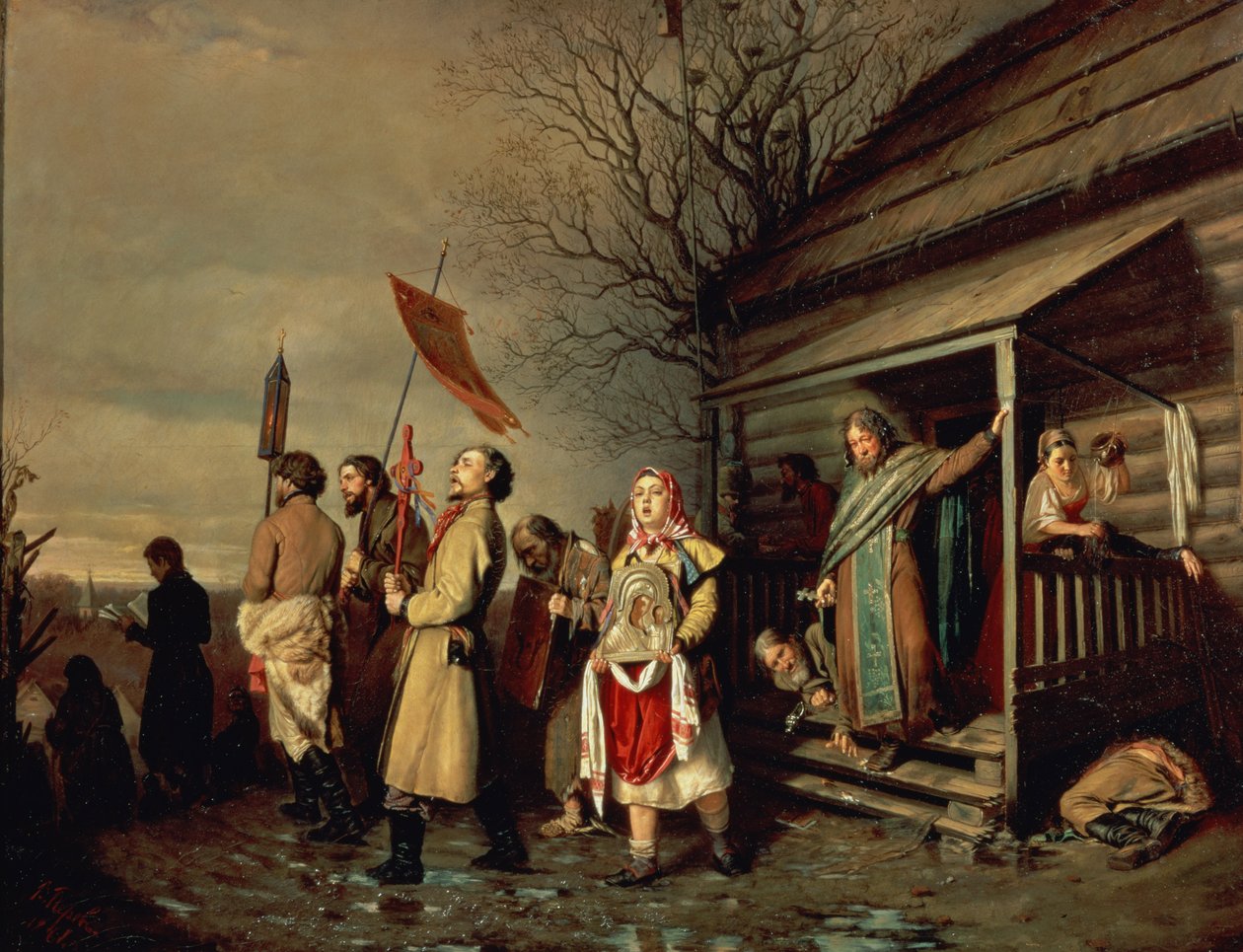 Påskeprosesjon, 1861 av Vasili Grigorevich Perov
