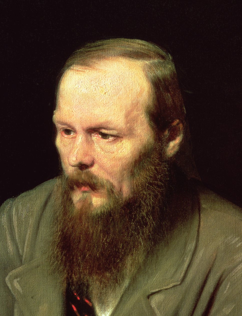 Portrett av Fjodor Dostojevskij (1821-81) 1872 (detalj av 67923) av Vasili Grigorevich Perov
