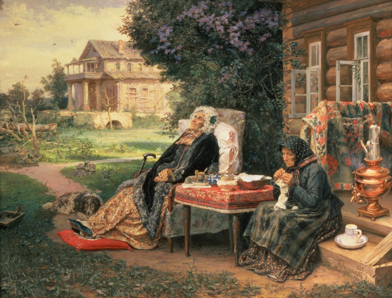 Alt i fortiden, 1889 av Vasili Maksimovich Maksimov