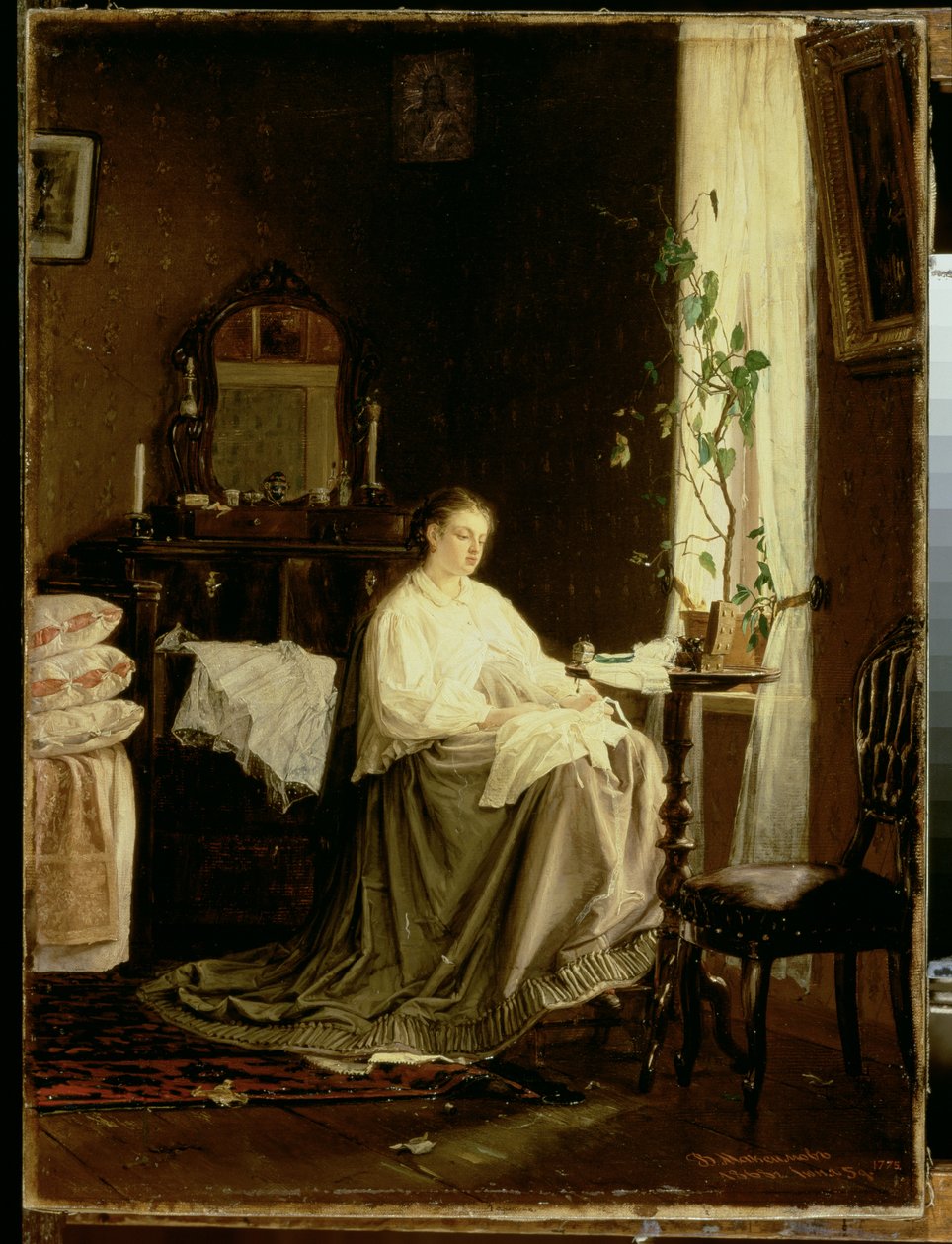 Drømmer om fremtiden, 1868 av Vasili Maksimovich Maksimov