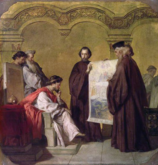 Storhertug Vladmir (1847-1909) mottar ambassadørene av Vasili Vasilievich Vereshchagin